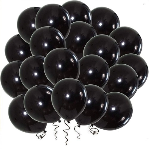 Balony dekoracja urodziny wesele ślub czarny 100x